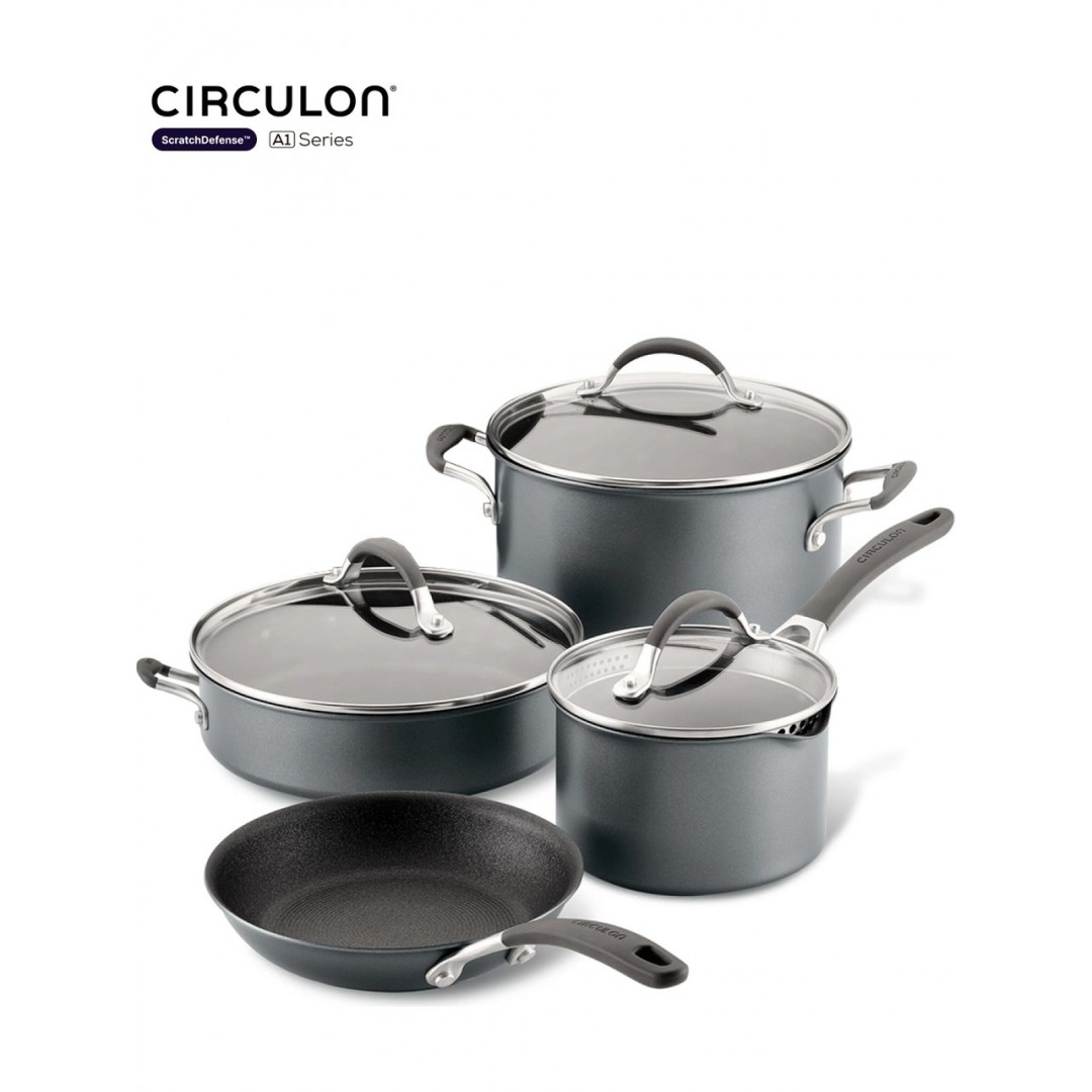 Circulon 7 Parça Tencere & Tava Seti Circulon 7 Parça Tencere & Tava Seti